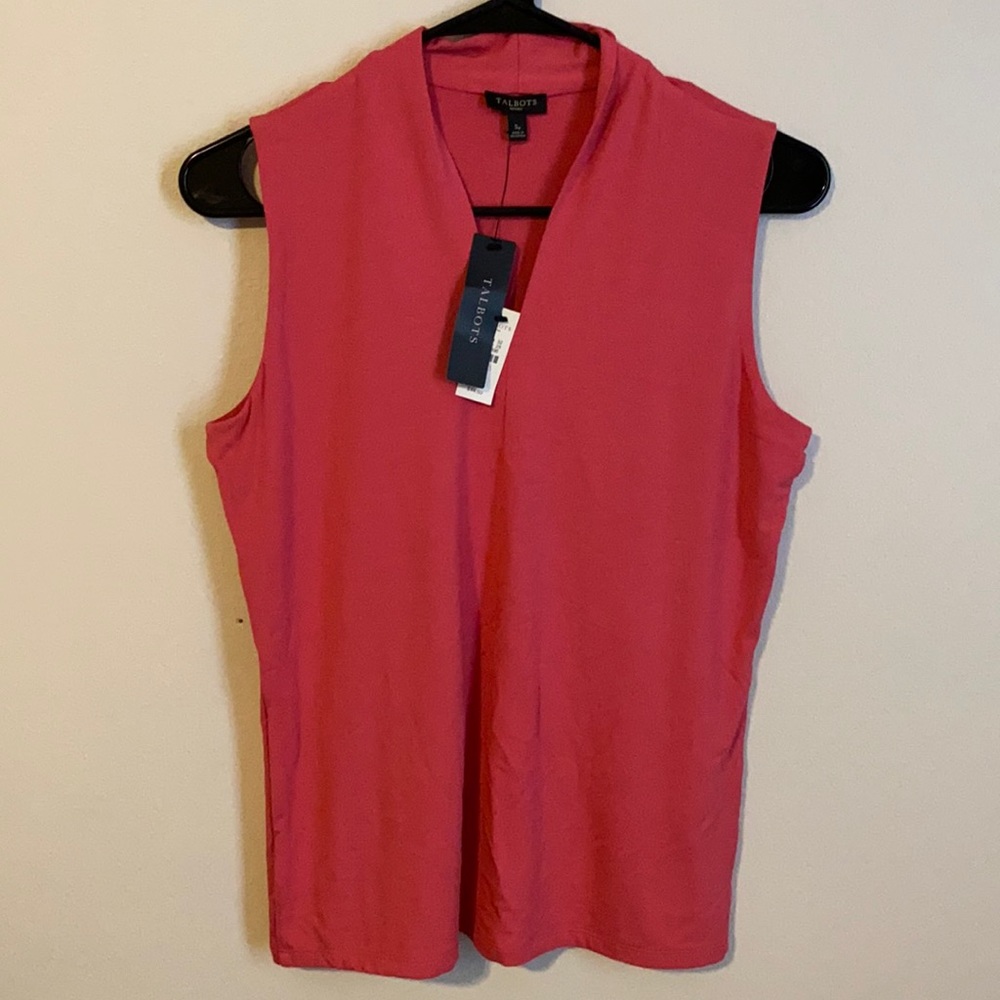 Pink Talbots Sleeveless Top